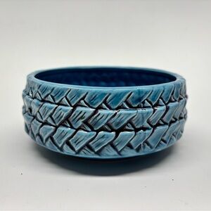 Caffco MCM Basket weave Blue Planter